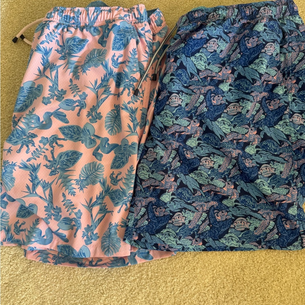 Peter Millar Pink and Blue Midi Resort Swim Set